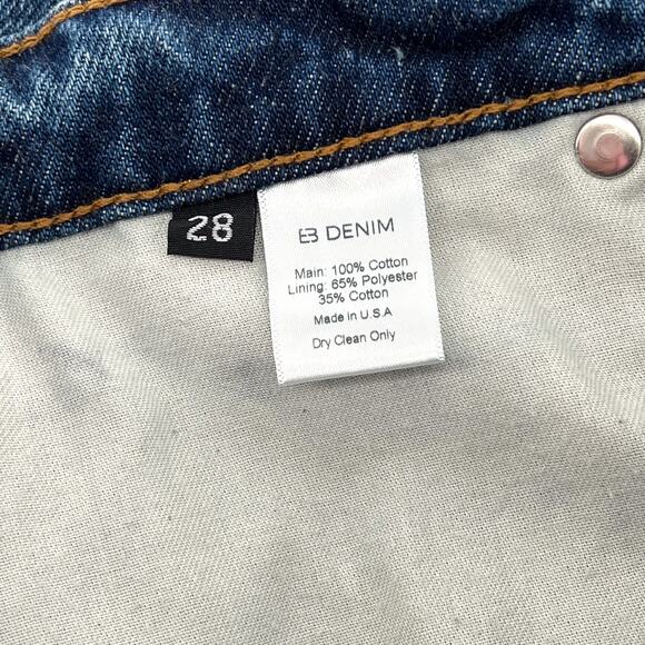 EB Denim Frederic Barrel Jeans Blue Dream High Rise Wide Leg Size 28 - Picture 3 of 6